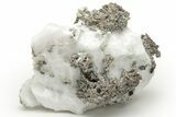 Huge, Native Silver Formation in Calcite - Morocco #152621-1
